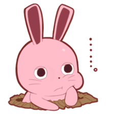 Sticker for conversations of rabbit sticker #4828426