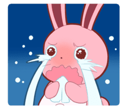 Sticker for conversations of rabbit sticker #4828433