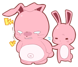 Sticker for conversations of rabbit sticker #4828436
