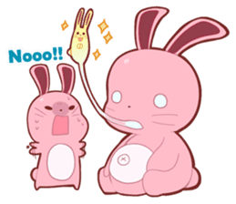 Sticker for conversations of rabbit sticker #4828439