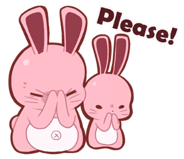 Sticker for conversations of rabbit sticker #4828447