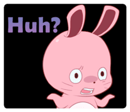 Sticker for conversations of rabbit sticker #4828448