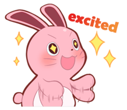 Sticker for conversations of rabbit sticker #4828450