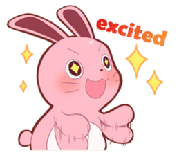 Sticker for conversations of rabbit sticker #4828450