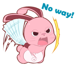 Sticker for conversations of rabbit sticker #4828452