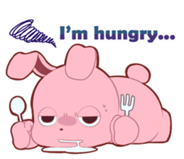 Sticker for conversations of rabbit sticker #4828455