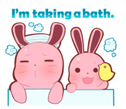 Sticker for conversations of rabbit sticker #4828457