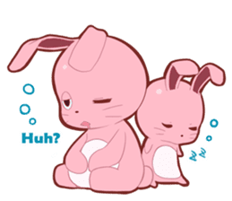 Sticker for conversations of rabbit sticker #4828458