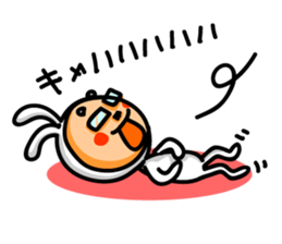 Uncle of rabbit !! sticker #4828831