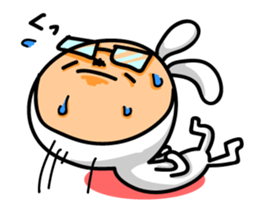 Uncle of rabbit !! sticker #4828832