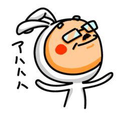 Uncle of rabbit !! sticker #4828863