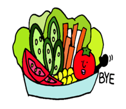 Friends of Vegetables and Fruit sticker #4829303