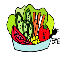 Friends of Vegetables and Fruit sticker #4829303