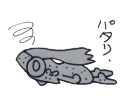 Moai and the fusion of the toilet paper. sticker #4829599