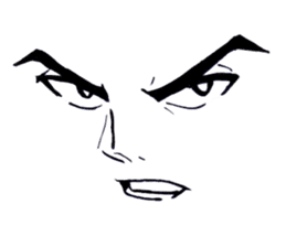 Manga Faces sticker #4829867