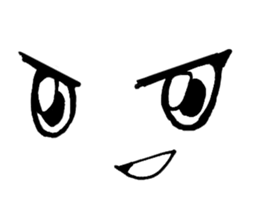 Manga Faces sticker #4829873