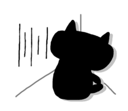 Round-faced cat sticker #4830587