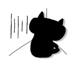 Round-faced cat sticker #4830587