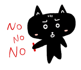 Round-faced cat sticker #4830591