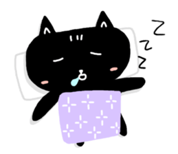 Round-faced cat sticker #4830622