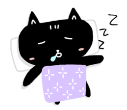 Round-faced cat sticker #4830622