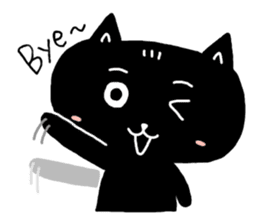 Round-faced cat sticker #4830623