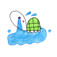 Free&Happy  Turtle.(English) sticker #4830713