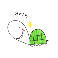 Free&Happy  Turtle.(English) sticker #4830740