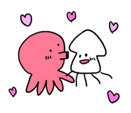 Friends in the sea sticker #4831259