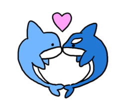 Friends in the sea sticker #4831260