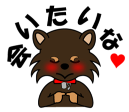 dog sticker, message from .... sticker #4831755