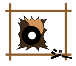 dog sticker, message from .... sticker #4831760