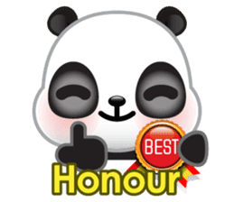 Rere panda special greetings sticker #4831947