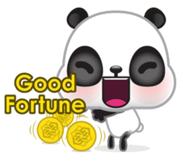 Rere panda special greetings sticker #4831951