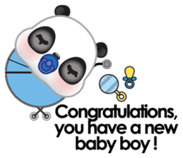 Rere panda special greetings sticker #4831958