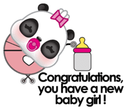 Rere panda special greetings sticker #4831959