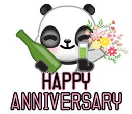 Rere panda special greetings sticker #4831964