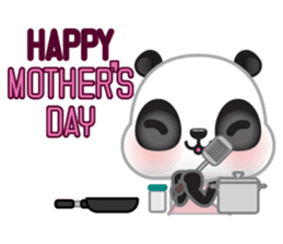 Rere panda special greetings sticker #4831966