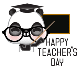 Rere panda special greetings sticker #4831967