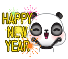 Rere panda special greetings sticker #4831974