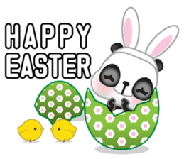 Rere panda special greetings sticker #4831978