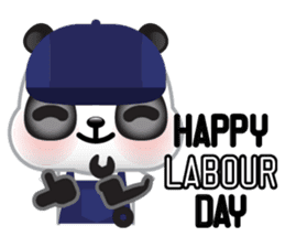 Rere panda special greetings sticker #4831979