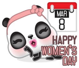 Rere panda special greetings sticker #4831980