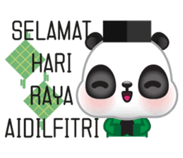 Rere panda special greetings sticker #4831983