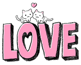 Cat underwear to live in love sticker #4832730