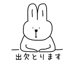 Happy rabbit. sticker #4832944