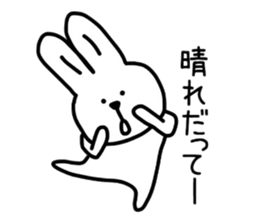 Happy rabbit. sticker #4832947