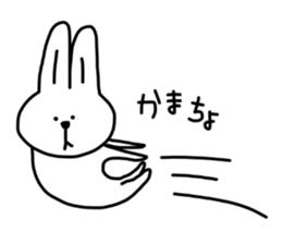 Happy rabbit. sticker #4832952