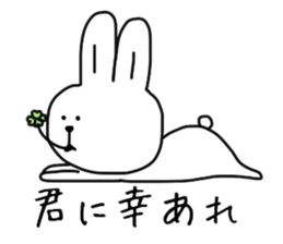 Happy rabbit. sticker #4832955