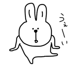 Happy rabbit. sticker #4832956